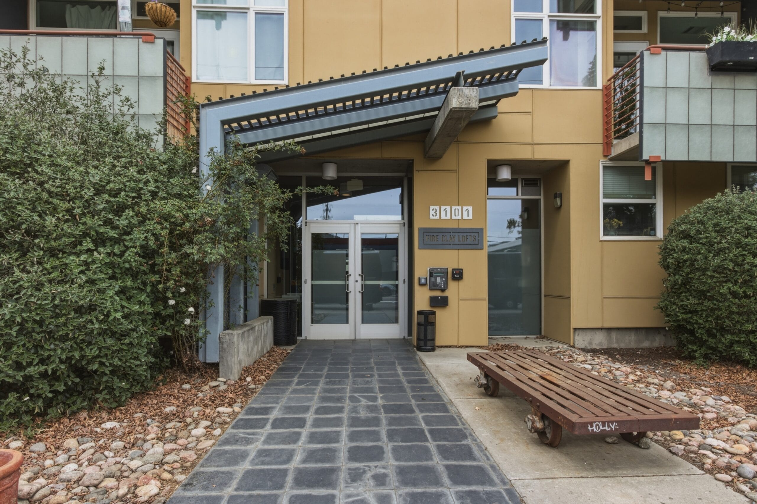 Portfolio front entry